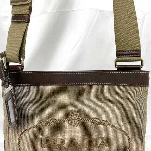 PRADA Brown Leather Shoulder Bag - Picture 8 of 11